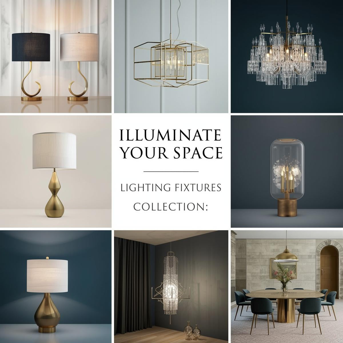 Illuminate Your Space : Lighting Fixtures